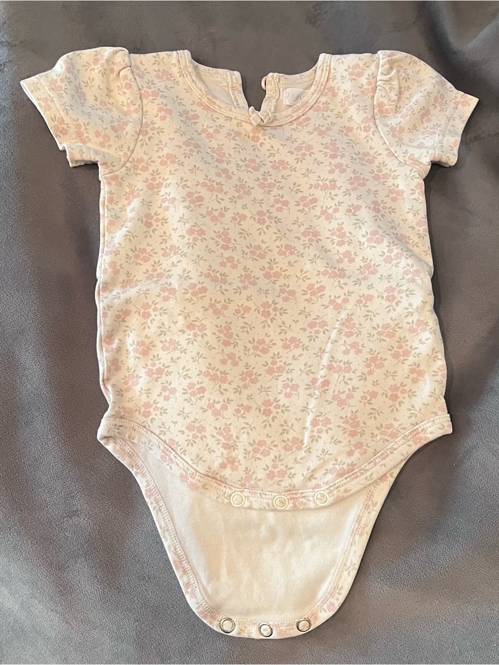 Organic Cotton Onsie, 6-12 mo